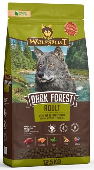 Wolfsblut Dog Dark Forest Adult - dziczyzna i bataty 12,5kg
