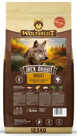 Wolfsblut Dog Jack Rabbit Adult - królik i ziemniaki 12,5kg