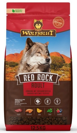 Wolfsblut Dog Red Rock Adult - kangur i bataty 12,5kg