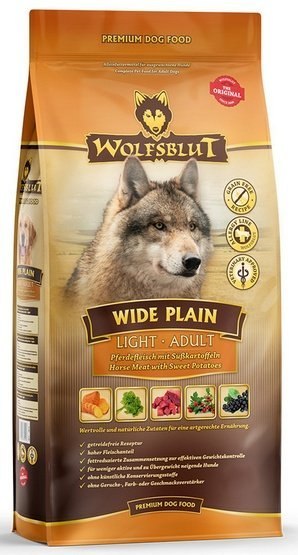 Wolfsblut Dog Wide Plain Adult Light - konina i bataty 12,5kg