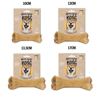 Paka Zwierzaka Kość z dodatkiem kozy L 13,5cm