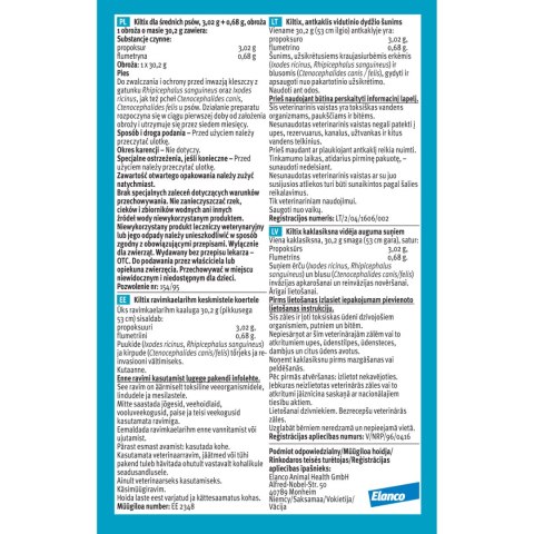 Bayer Kiltix Obroża Na Kleszcze I Pchły Dla Psa 53cm Bayer