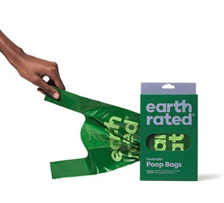 Earth Rated Reklamówki lawendowe - woreczki na psie odchody 120szt