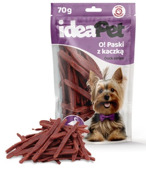 IdeaPet O! Paski z kaczką 70g