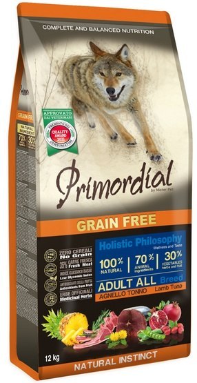 Primordial Dog Grain Free Adult Lamb & Tuna - jagnięcina & tuńczyk 12kg