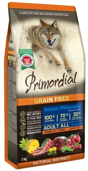 Primordial Dog Grain Free Adult Lamb & Tuna - jagnięcina & tuńczyk 2kg