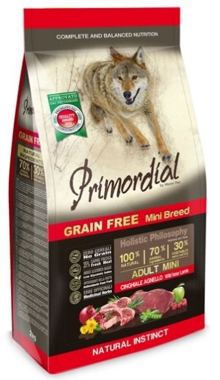 Primordial Dog Grain Free Mini Adult Wild Boar & Lamb - dzik & jagnięcina 6kg