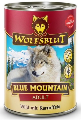 Wolfsblut Dog Blue Mountain Adult - dziczyzna i ziemniaki puszka 395g