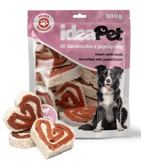 IdeaPet O! Serduszka z jagnięciną 500g