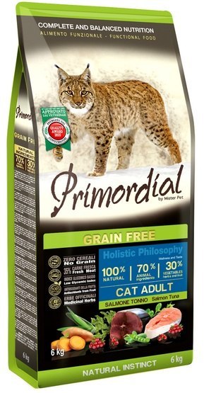 Primordial Cat Grain Free Adult Salmon & Tuna - łosoś & tuńczyk 2kg