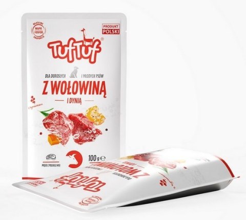 TUF TUF Wołowina z dynią dla psa saszetka 100g