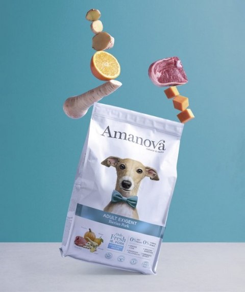 Amanova Dog Adult Exigent Iberian Pork - wieprzowina 2kg