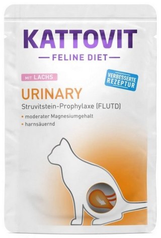 Kattovit Feline Diet Urinary łosoś saszetka 85g