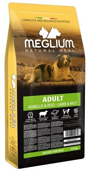 Meglium Dog Adult Lamb & Rice 14kg