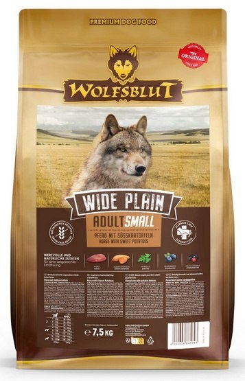 Wolfsblut Dog Wide Plain Small - konina i bataty 7,5kg