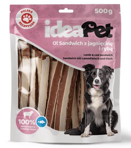 IdeaPet Sandwich z jagnięciną i rybą 500g