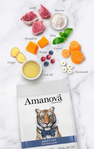 Amanova Cat Adult Delicious Lamb - jagnięcina 1,5kg