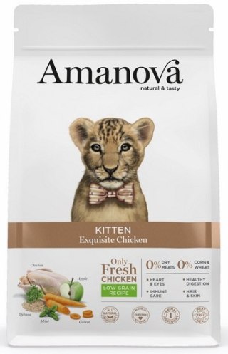 Amanova Cat Kitten Exquisite Chicken - kurczak 1,5kg