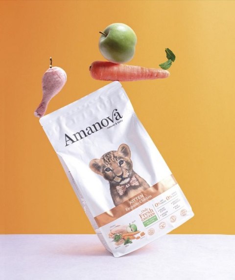 Amanova Cat Kitten Exquisite Chicken - kurczak 1,5kg