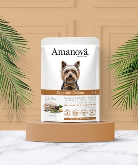 Amanova Dog Adult Exquisite Chicken - kurczak saszetka 100g [P03]
