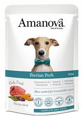 Amanova Dog Adult Iberian Pork - wieprzowina saszetka 300g [P04]
