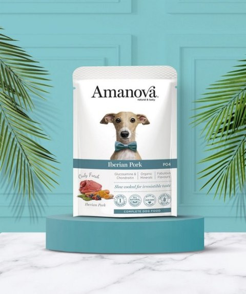 Amanova Dog Adult Iberian Pork - wieprzowina saszetka 300g [P04]
