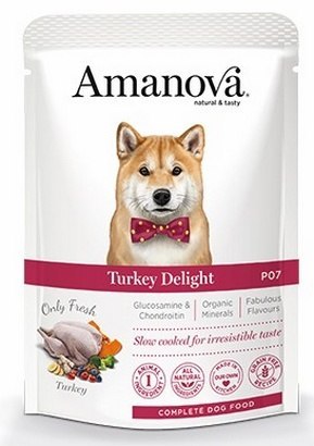 Amanova Dog Adult Turkey Delight - indyk saszetka 300g [P07]