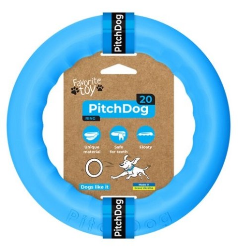 Collar PitchDog20 Pierścień do aportowania 20cm niebieski