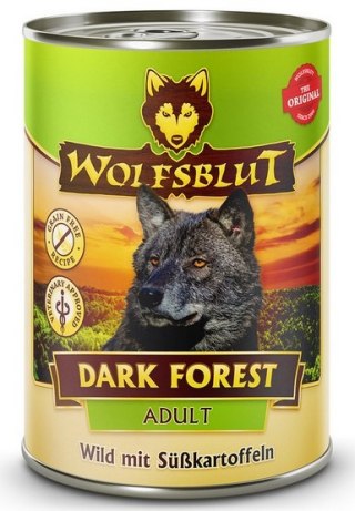 Wolfsblut Dog Dark Forest Adult - dziczyzna i bataty puszka 395g