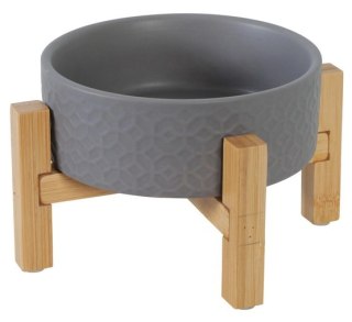 Zolux Miska ceramiczna dla psa i kota Keramo Solo 300ml szara