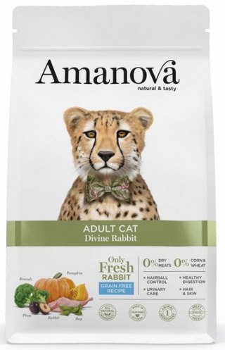 Amanova Cat Adult Divine Rabbit - królik 4kg