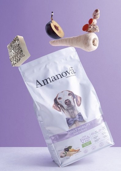 Amanova Dog Adult Mobility Fish Delicacy - biała ryba 2kg