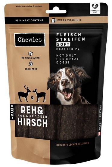 Chewies Meat Strips Soft Maxi Sarna & Jeleń 150g