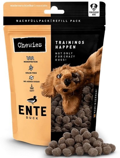 Chewies Trainings-Happen Trenerki Kaczka monobiałkowe, bezzbożowe 175g
