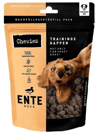 Chewies Trainings-Happen Trenerki Kaczka monobiałkowe, bezzbożowe 175g