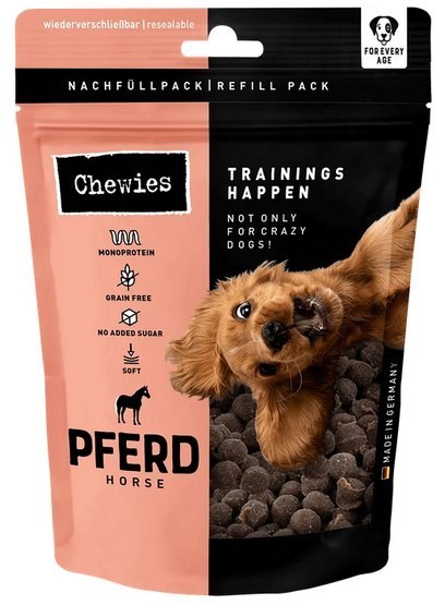 Chewies Trainings-Happen Trenerki Konina monobiałkowe, bezzbożowe 175g