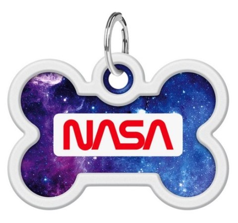 Collar WauDog Smart ID Zawieszka z QR-paszportem kość 4x3cm NASA21
