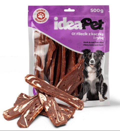 IdeaPet Fileciki z kaczką i rybą 500g
