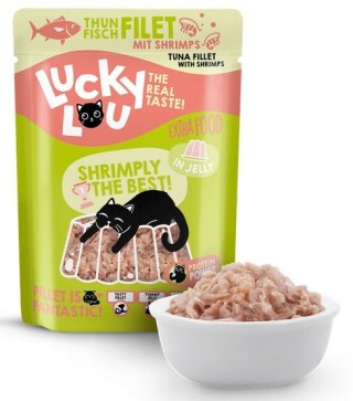 Lucky Lou Extrafood Tuńczyk i krewetki w galaretce saszetka 70g