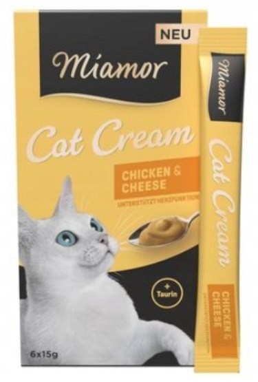 Miamor Cat Cream Kurczak i ser 6x15g