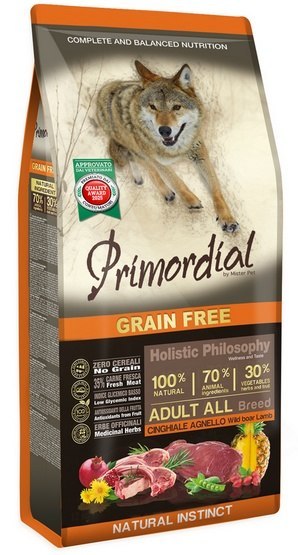 Primordial Dog Grain Free Adult Wild Boar & Lamb - dzik & jagnięcina 12kg