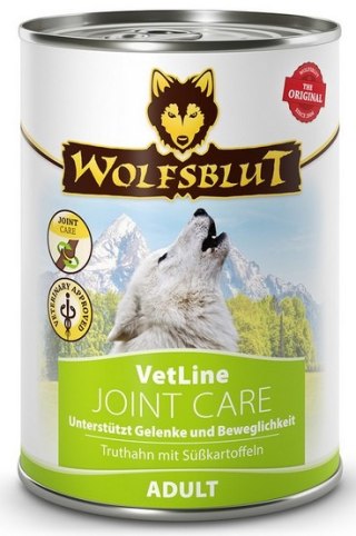 Wolfsblut Dog VetLine Joint Care - indyk i bataty puszka 395g