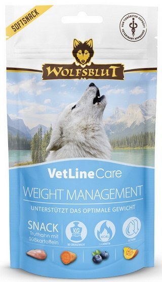 Wolfsblut Dog VetLine Snack Weight Management - indyk i bataty 100g