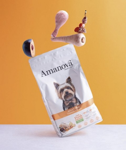 Amanova Dog Adult Mini Exquisite Chicken - kurczak 2kg