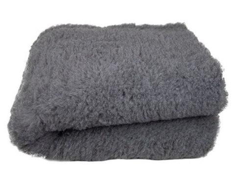 BUBA Dry Bed Legowisko bez antypoślizgów 28mm 50x37cm szare z zielonym spodem [A104]