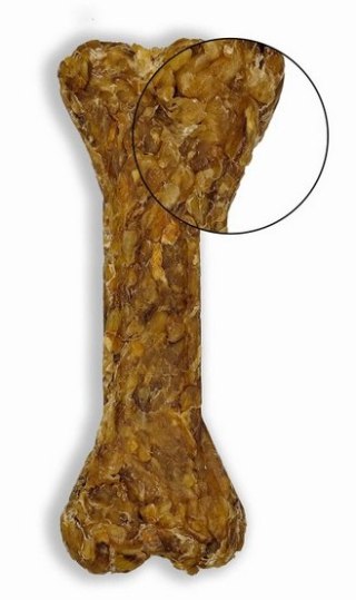 BUBAlicious Pure Line kość do żucia Puppy & Senior ze skóry końskiej 12 cm [8717]