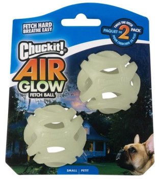 Chuckit! Max Glow Air Fetch Ball Small 2pak [36188]