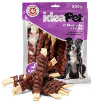 IdeaPet Płatki ryby z kaczką 500g