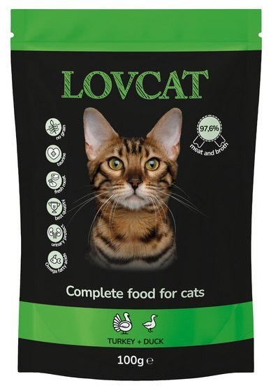 Lovcat Best Turkey & Duck saszetka 100g