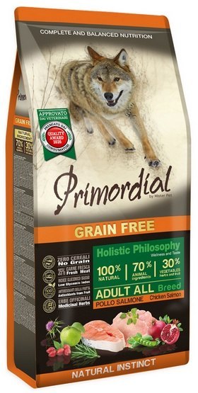 Primordial Dog Grain Free Adult Chicken & Salmon - kurczak i łosoś 12kg